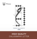 Diwani Calligraphy:Letter Jeem